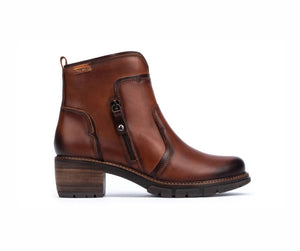Pikolinos San Sebastia W1T-8777 Cuero Zip Ankle Boot Made In Spain