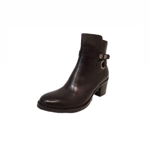 Progetto R056 Toffy T-Moro Brown Zip Ankle Boot Made In Italy