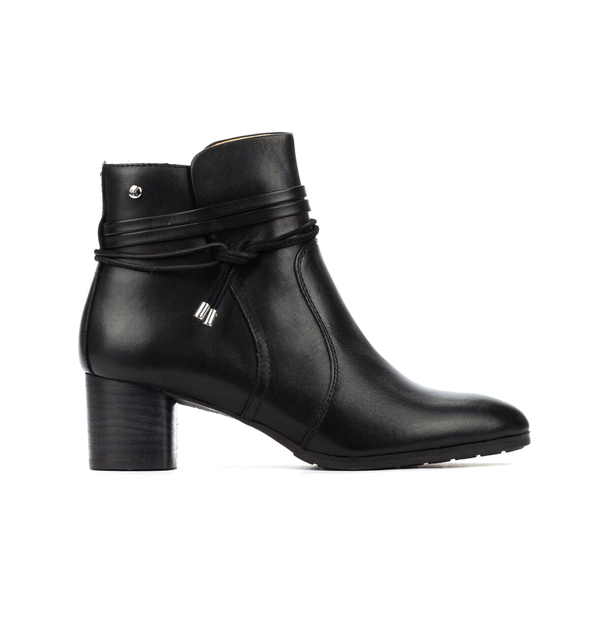 Pikolinos Calafat W1Z-8635C1 Black Zip Ankle Boot Made In Spain