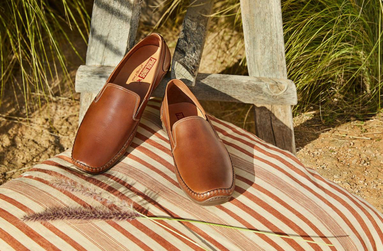 Pikolinos 06H-5303 Cuero Leather Slip On Shoes Made In Spain
