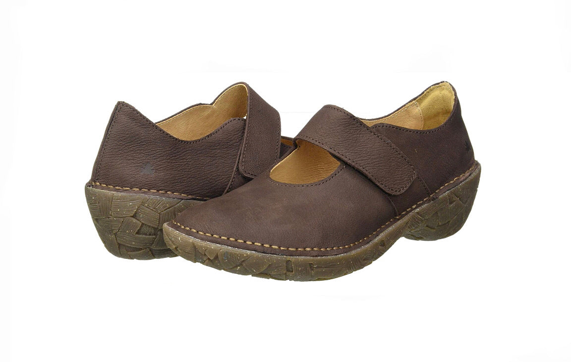 El Naturalista Warao 5780 Brown Mary Jane Velcro Made In Spain