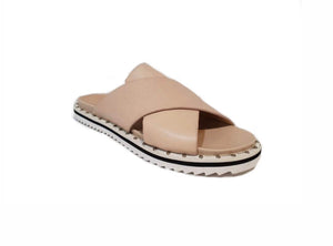 Bruno Premi KA111X Nude Cream Vitello Leather Slide