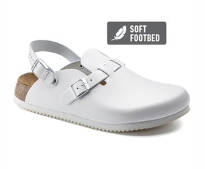 Birkenstock Kay White Super Grip Soft Footbed Made In Germany