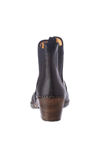 El Naturalista 5492 Sylvan Black Pull On Ankle Boot Made In Spain