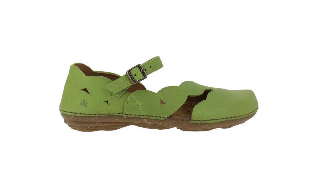 El Naturalista 5224 Lime Green Mary Jane Made In Spain