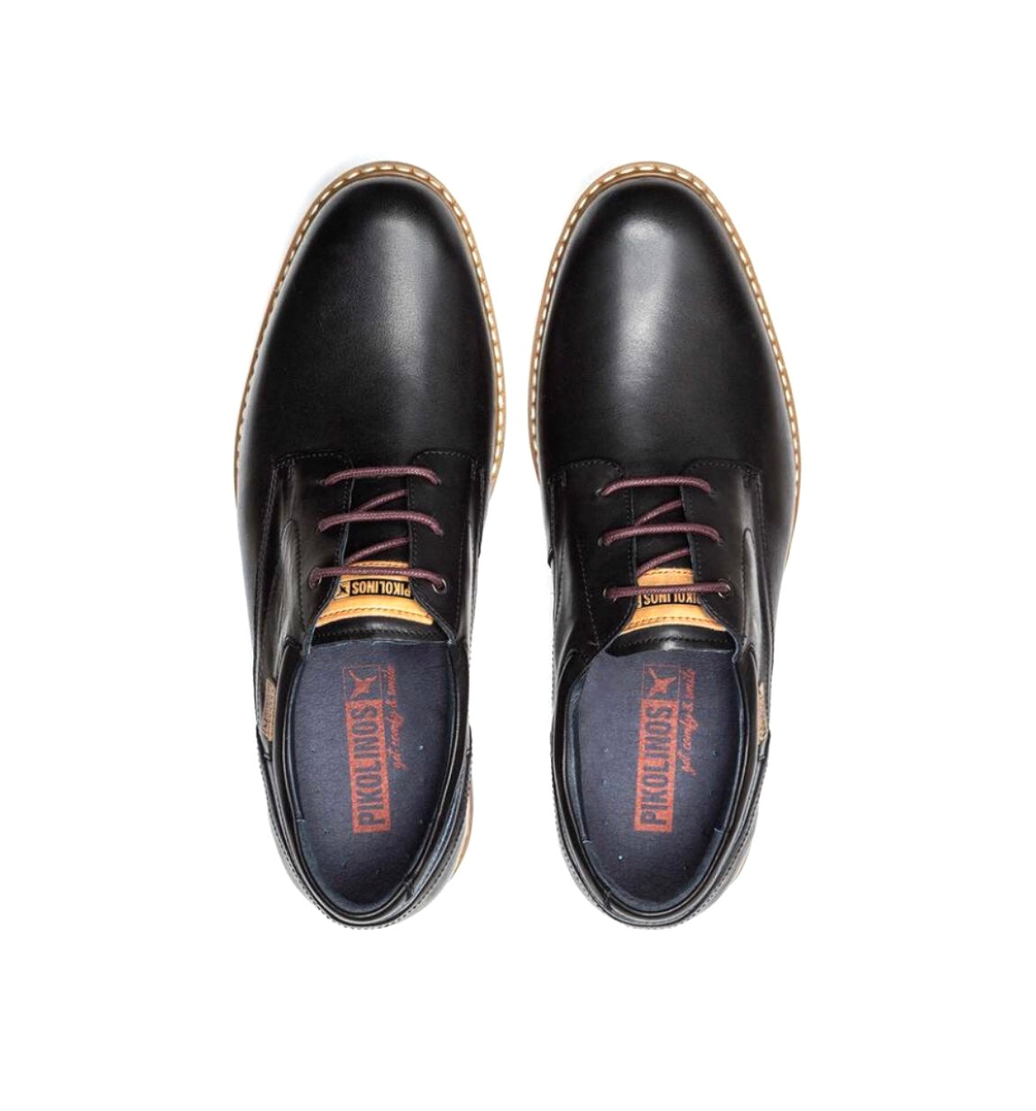 Pikolinos Avila M1T-4050 Black 3 Eyelet Shoe