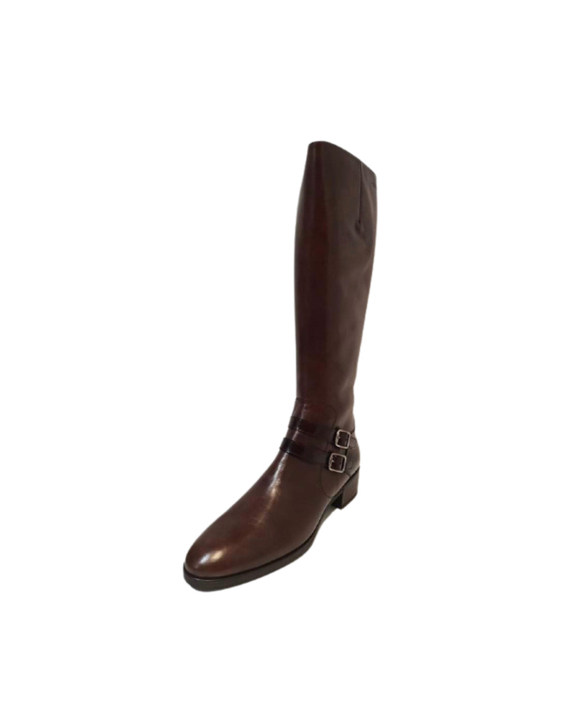 Wonders E-4337 Testa Brown Knee High Zip Boot Made In Spain