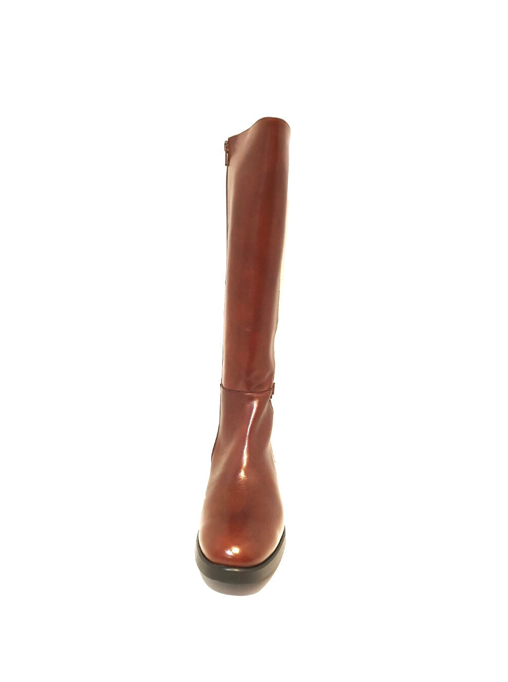 Wonders D-9342 Oregon Marron Light Tan Knee High Zip Boot Made In Spain