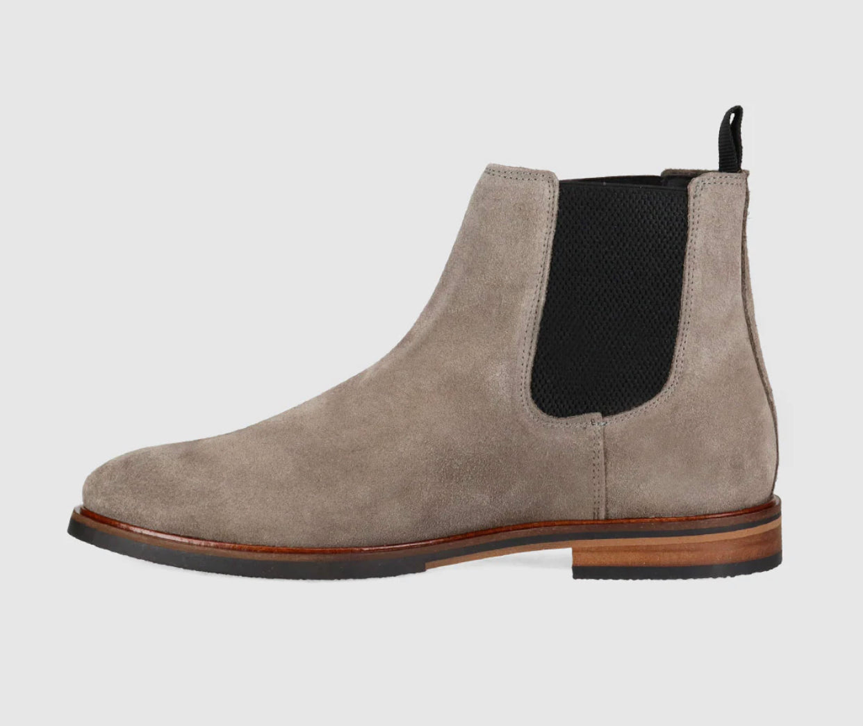 Wild Rhino Richmond Grey Suede Chelsea Ankle Boot Made In Portugal