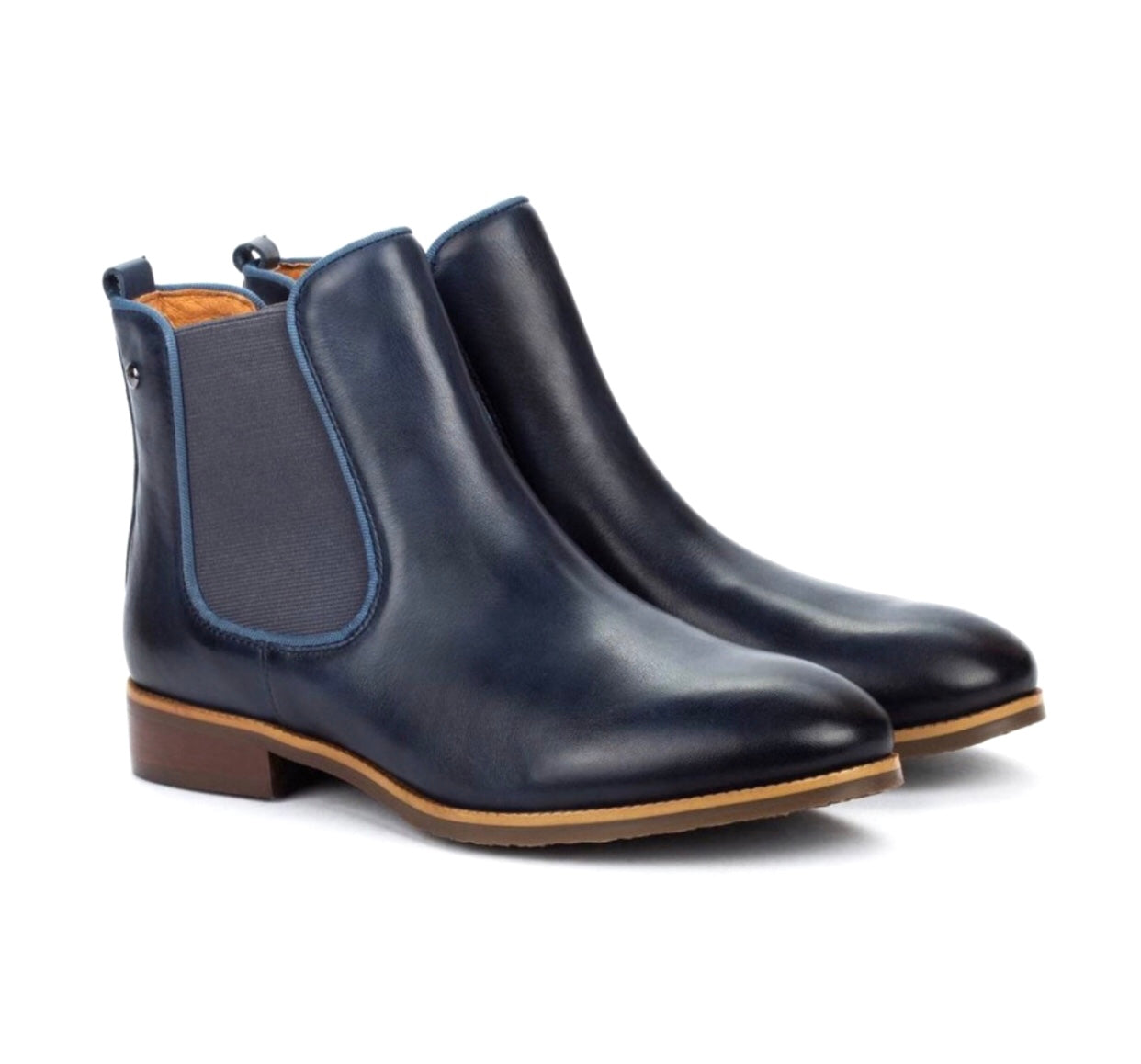 Pikolinos Royal W4D-8637ST Blue Chelsea Ankle Boot Made In Spain