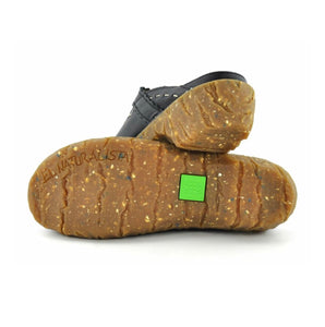 El Naturalista NG96 Black Grain Yggdrasil Velcro Clog Made In Spain