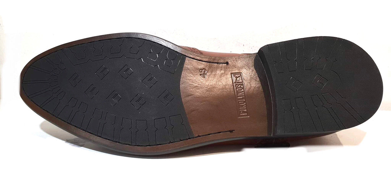 Pikolinos M7J-3148 Olmo Brown Mens Double Buckle Monk Made In Spain