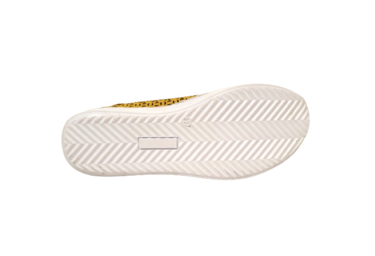Cabello Comfort EG16 Mustard 6 Eyelet Zip Shoe Made In Turkey