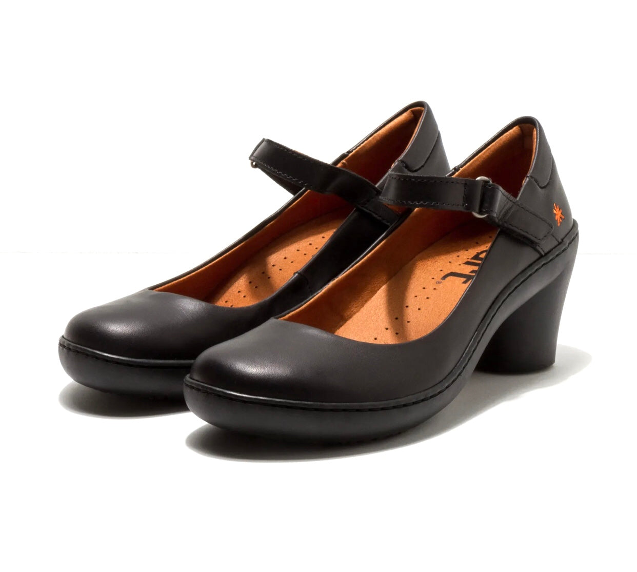 Art 1440 Alfama Black Court Shoe Made In Spain