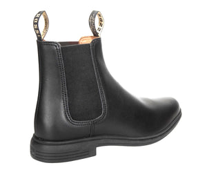 Rossi Boots 143 Barossa Black Soft Toe Leather Chelsea Dress Boot