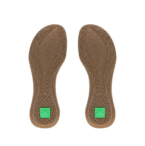El Naturalista 5063 Tibet Red Flats Sandals Made In Spain