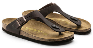 Birkenstock Gizeh Habana Oiled Leather Made In Germany