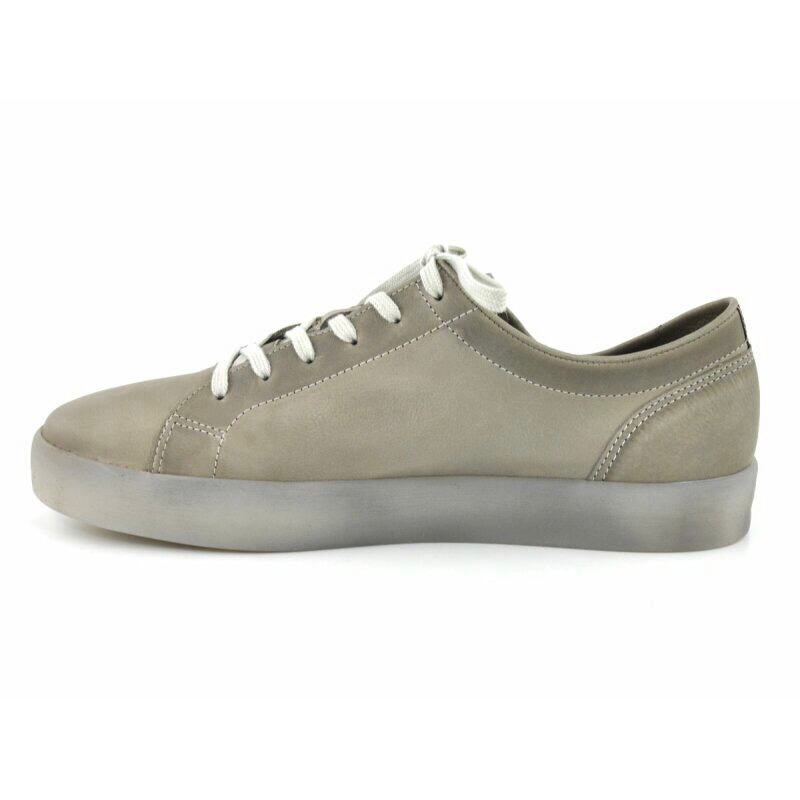 Softinos Ross Washed Taupe Leather Lace Up 6 Eyelet Shoe Made In Portugal