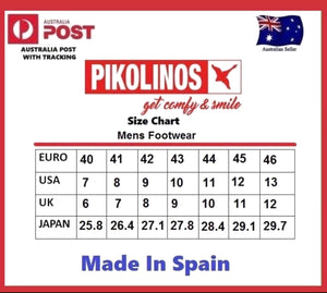 Pikolinos Palamos M0R-3203C1 Brandy Leather Slip On Made In Spain