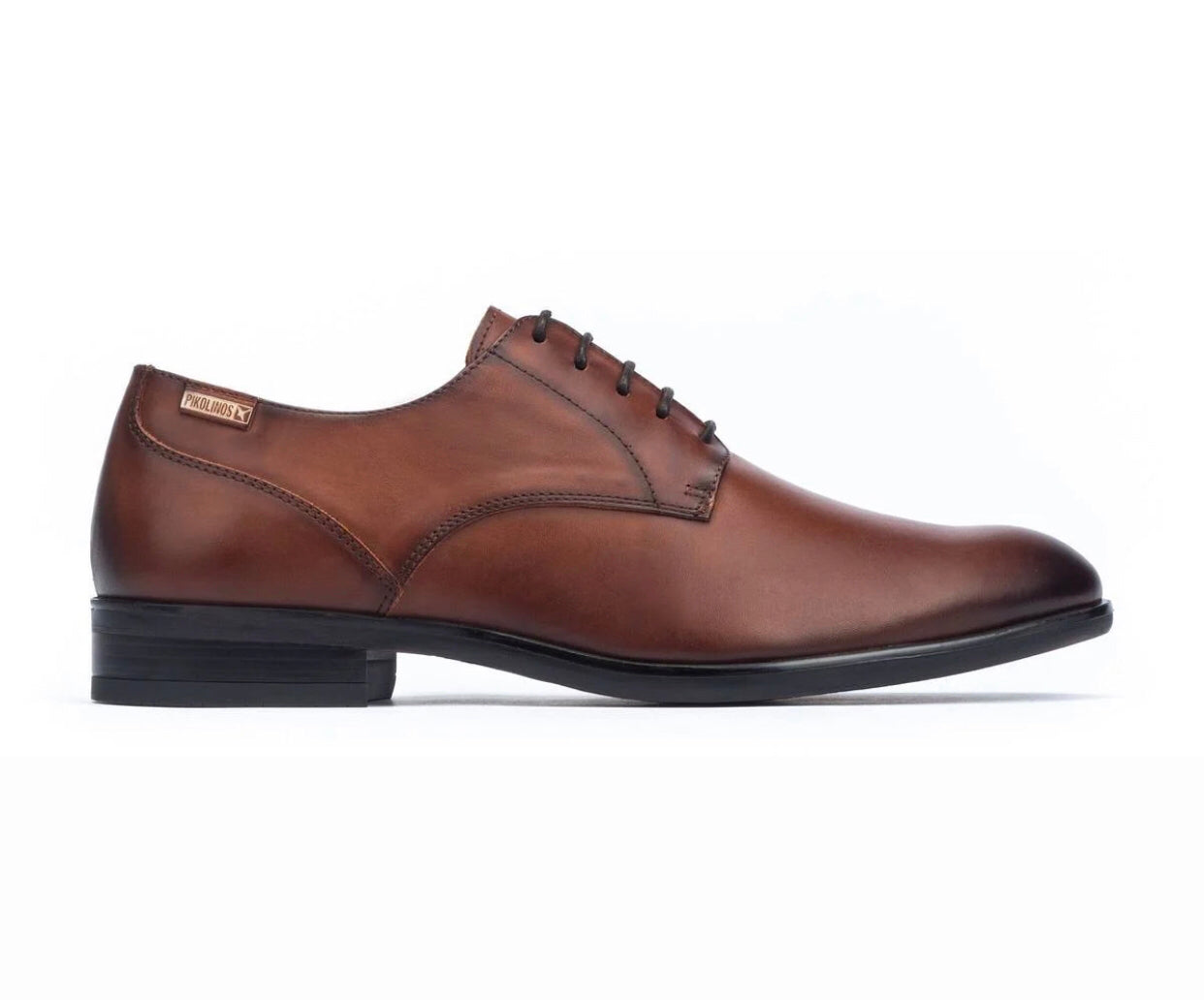 Pikolinos M7J-4187 Cuero Light Tan 5 Eyelet Shoe Made In Spain