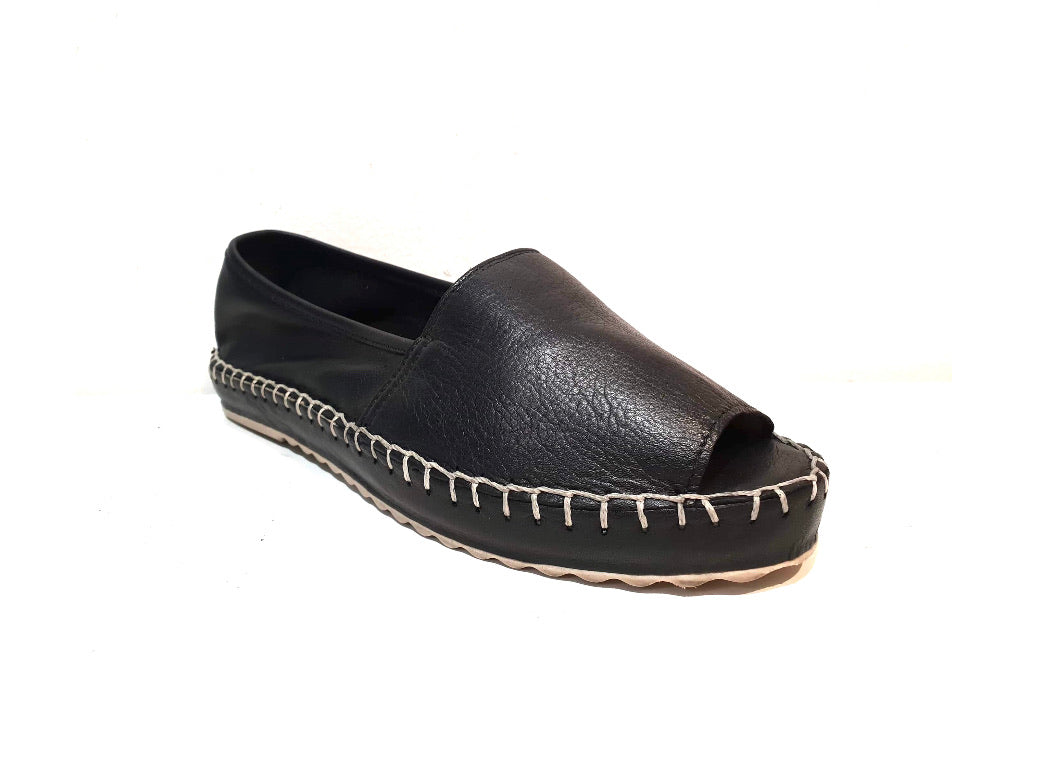 Sala Europe Flex Black Slip On Open Toe Made In Turkey
