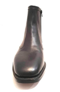 Baxter Gilmore Black Leather Zip Ankle Boot Made In Australia