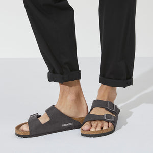 Birkenstock Arizona Desert Dust Black Microfiber Vegan Made In Germany