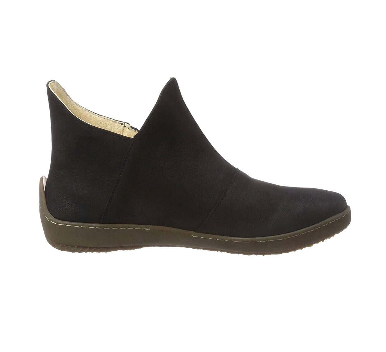 El Naturalista ND81 Black Bee Zip Ankle Boot Made in Spain