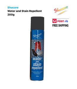 Shucare Water and Stain Repellent Waterproofer 200g Shoes Bags Hats