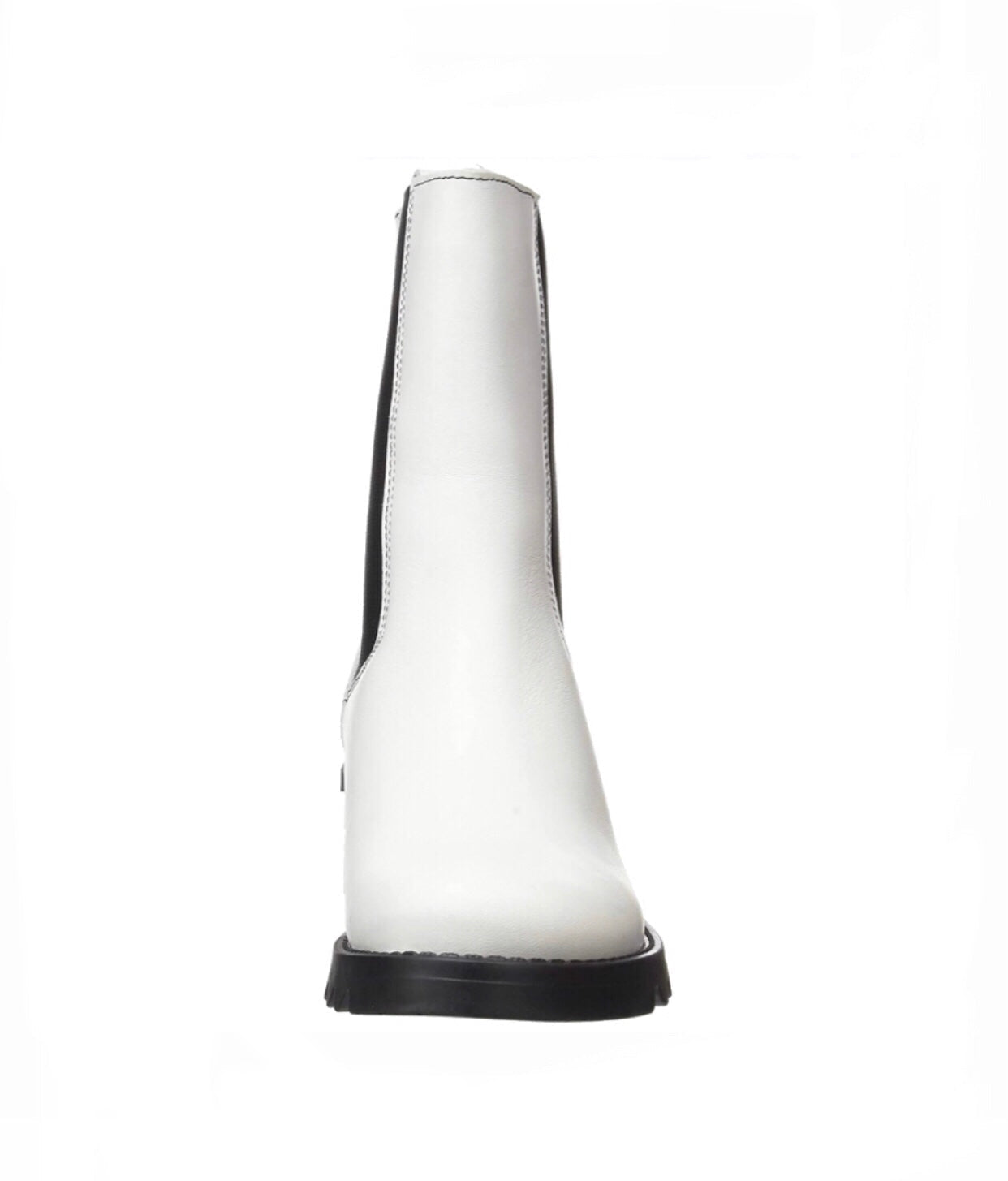 Fly London Rein795Fly Off White Black Pull On Ankle Boot Made In Portugal