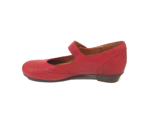 Brako 6480 Rojo Red Rock Bem Leather Court Shoe Made In Spain