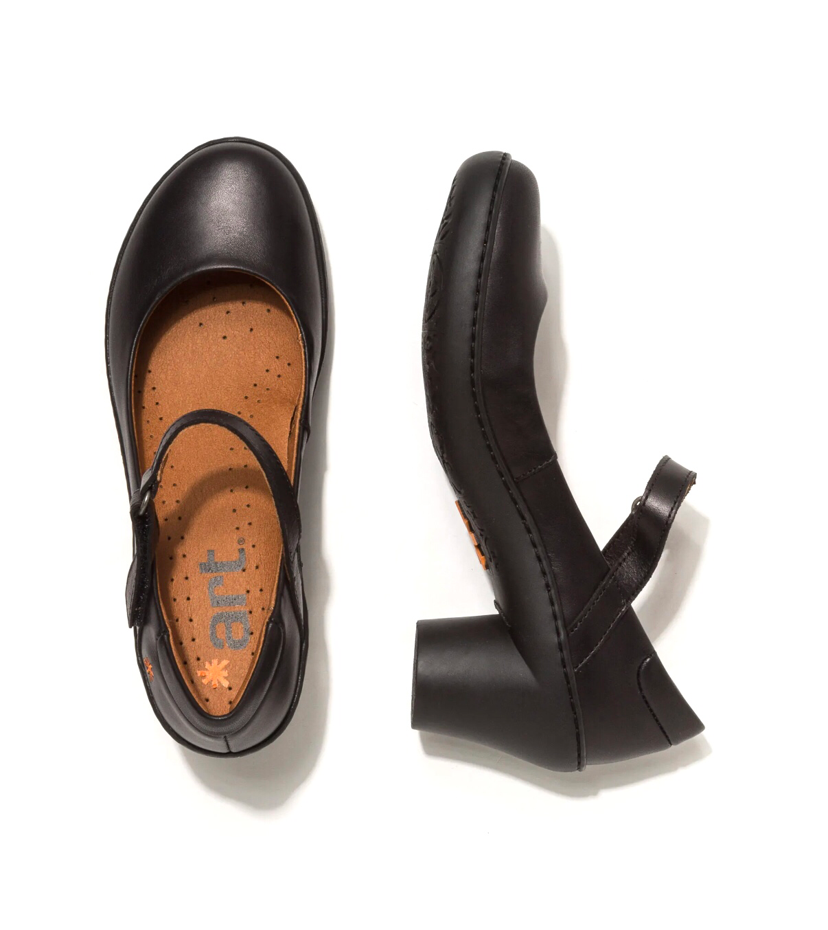 Art 1440 Alfama Black Court Shoe Made In Spain