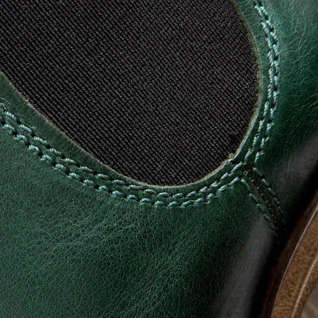 Fly London Luz Petrol Green Pull On Ankle Boot Made In Portugal