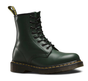 Dr. Martens 1460 Green Smooth Ankle 8 Eyelet Boot