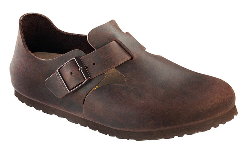 Birkenstock London Habana Oiled Leather Classic Footbed