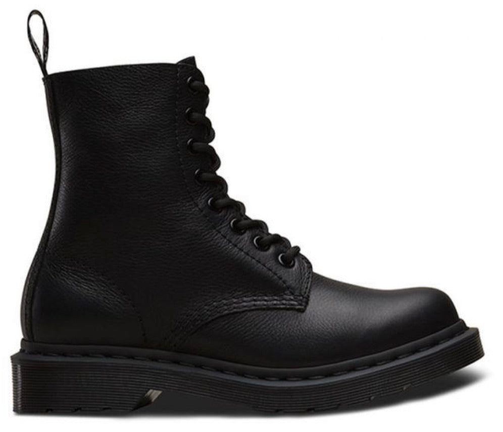 Martens 1460 Black Mono Pascal Virginia Eyelet Boot