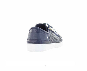 Cabello Comfort EG16 Navy 6 Eyelet Zip Shoe Made In Turkey