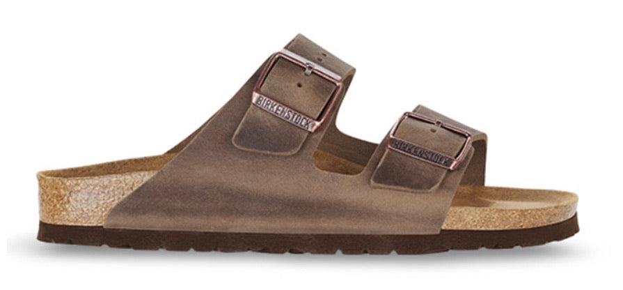 Birkenstock Arizona Tabacco Brown Oiled Leather Made In Germany