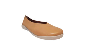 Wonders A-7801 Sand Sauvag Leather Flats Made In Spain