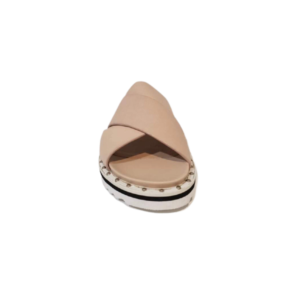 Bruno Premi KA111X Nude Cream Vitello Leather Slide