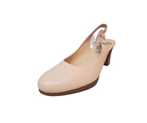Wonders I-6052 Palo Cream Leather Court Shoe Made In Spain