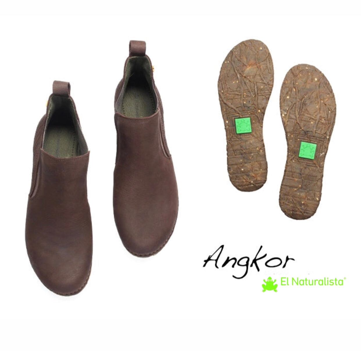 El Naturalista 5465 Brown Angkor Chelsea Boot Made In Spain