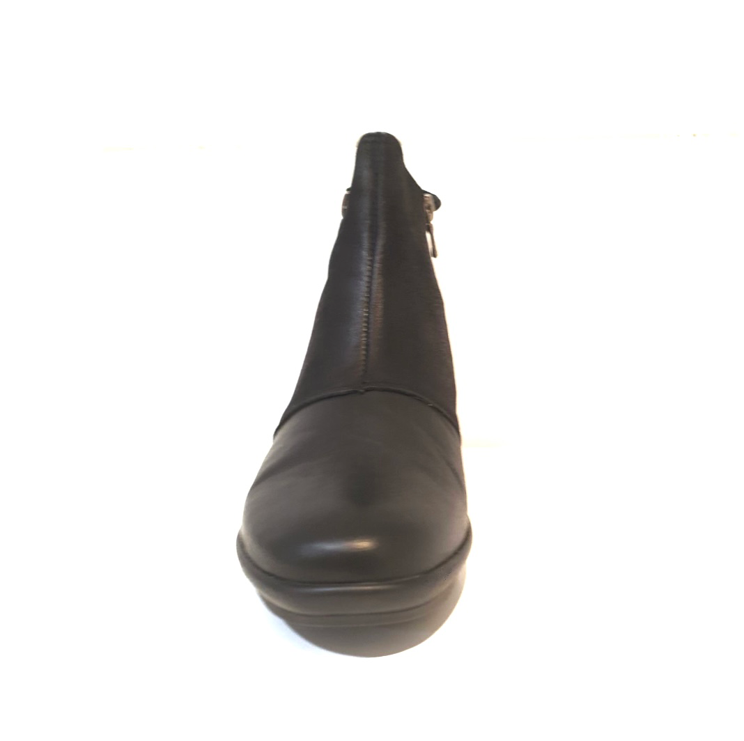 Sala Europe Costa Black Double Zip Ankle Boot Made In Turkey – Redpath ...