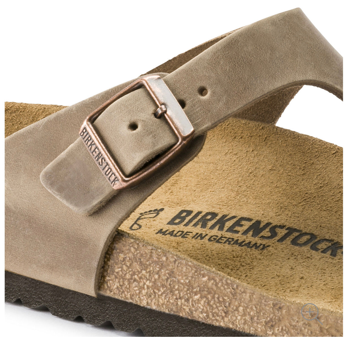 Birkenstock Gizeh Tabacco Brown Oiled Leather Made In Germany