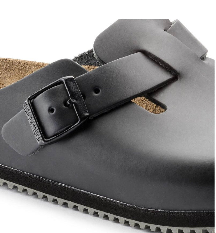 Birkenstock Boston Black Super Grip Made In Germany