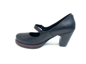 Art 1144 Black Memphis Court Shoe Made In Spain