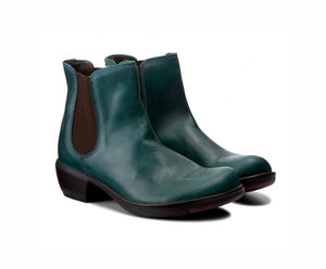 Fly London Make Petrol Ankle Chelsea Boots Made In Portugal