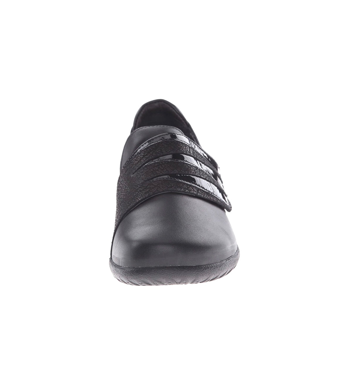 Naot Rapoka Black Combo Leather Velcro Shoe Made In Israel