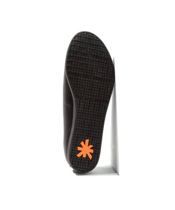 Art 1491 Black Larissa Grass Waxed 3 Eyelet Shoe Made In Spain