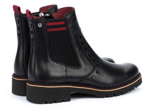 Pikolinos Black Wov-8622 Ankle Boots Zip Made In Spain